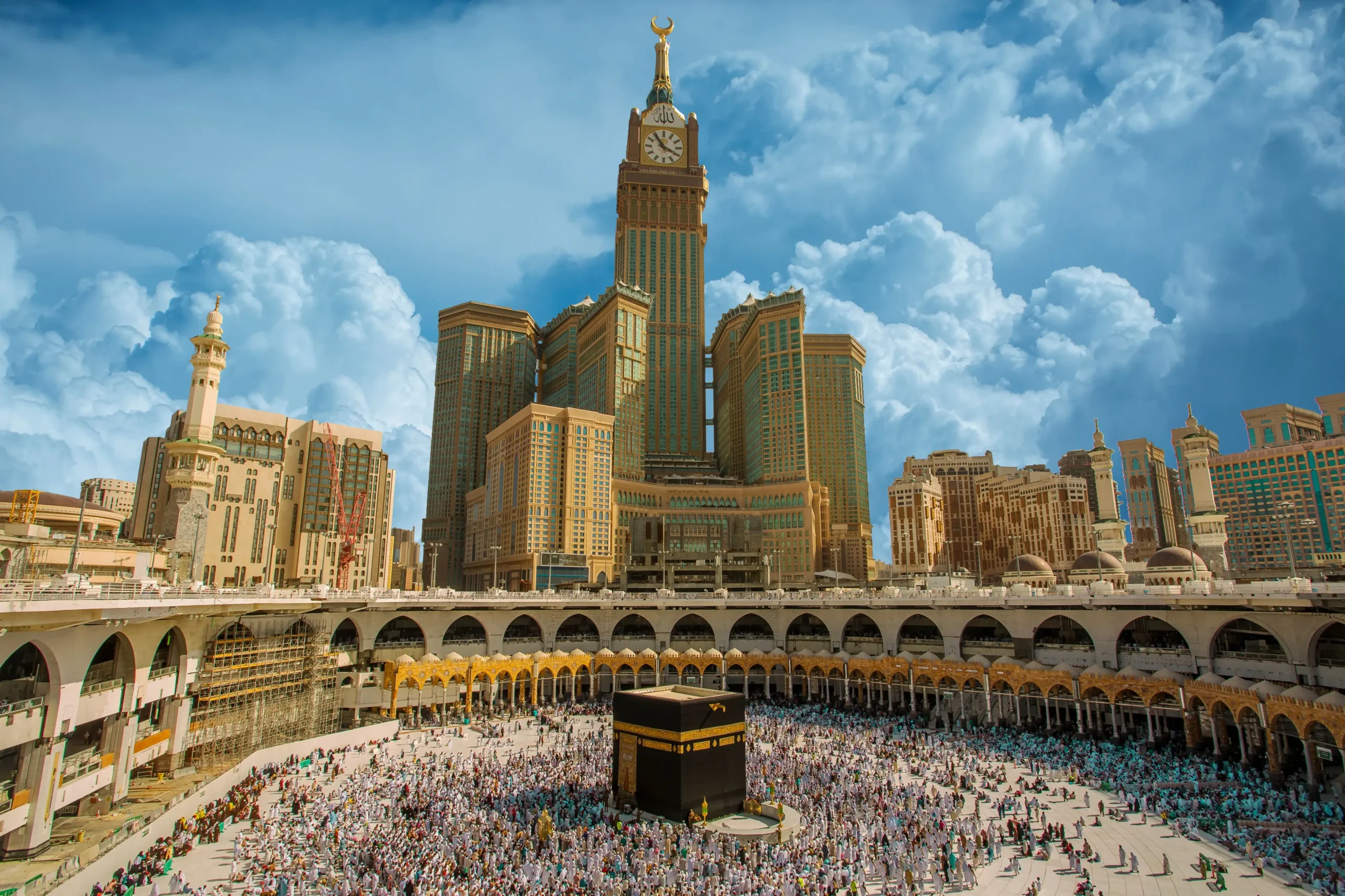 Vue de la Kaaba à La Mecque